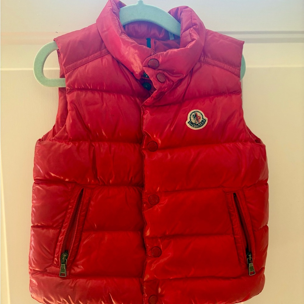 Moncler Red Puffer Vest